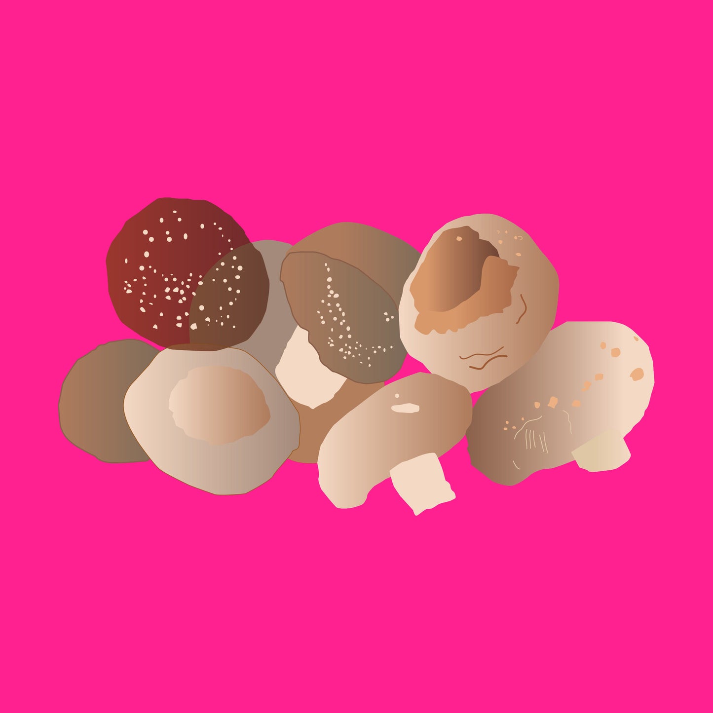 Organic shiitake mushrooms