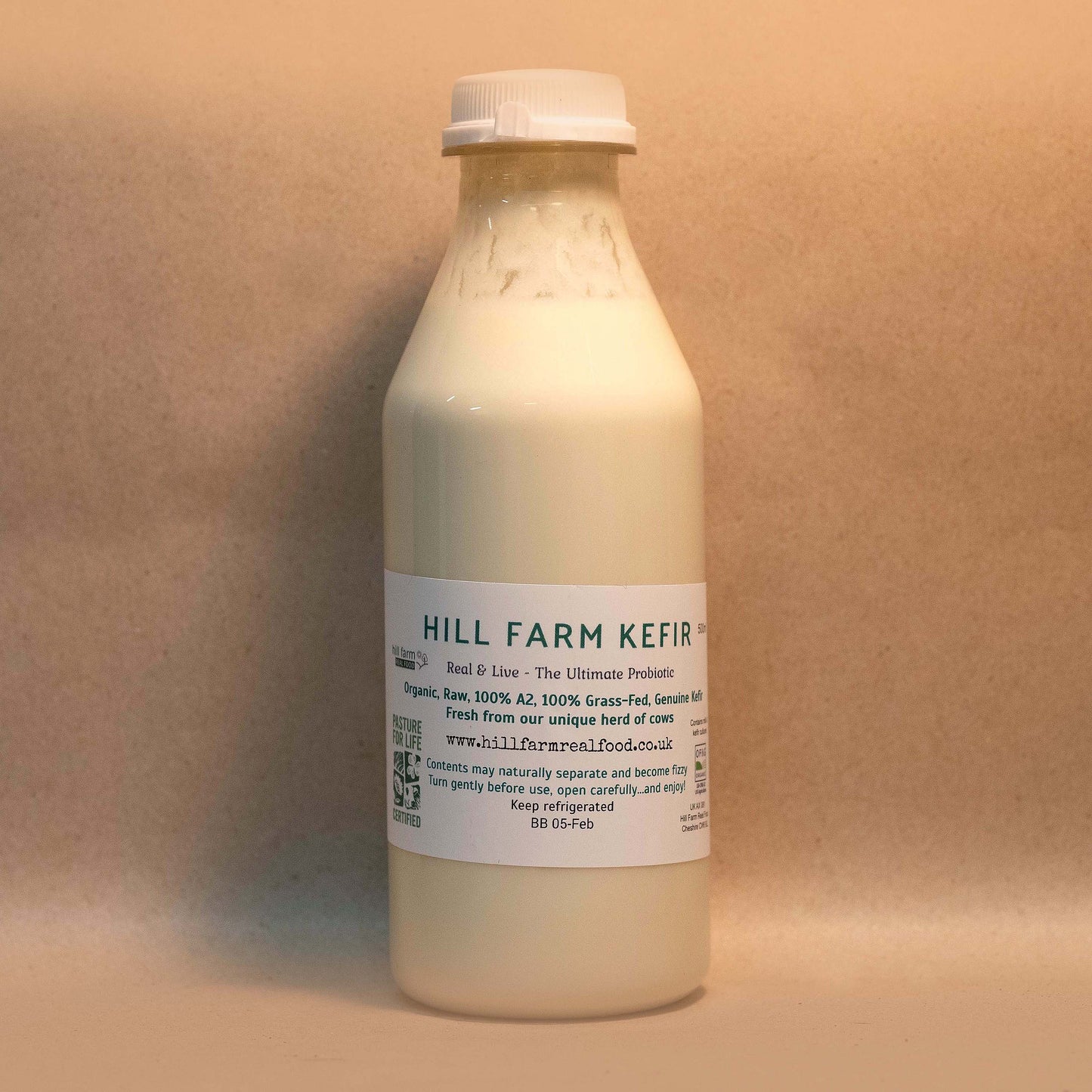Pasture fed raw organic kefir