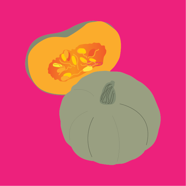 Organic crown prince squash