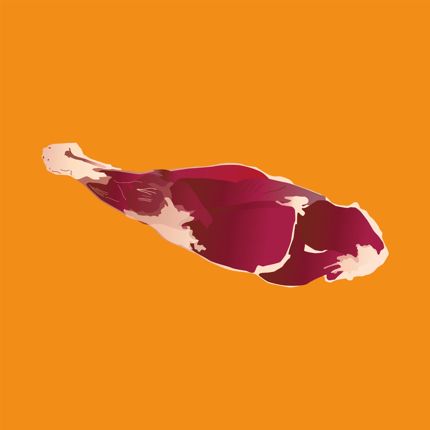 Organic goat leg