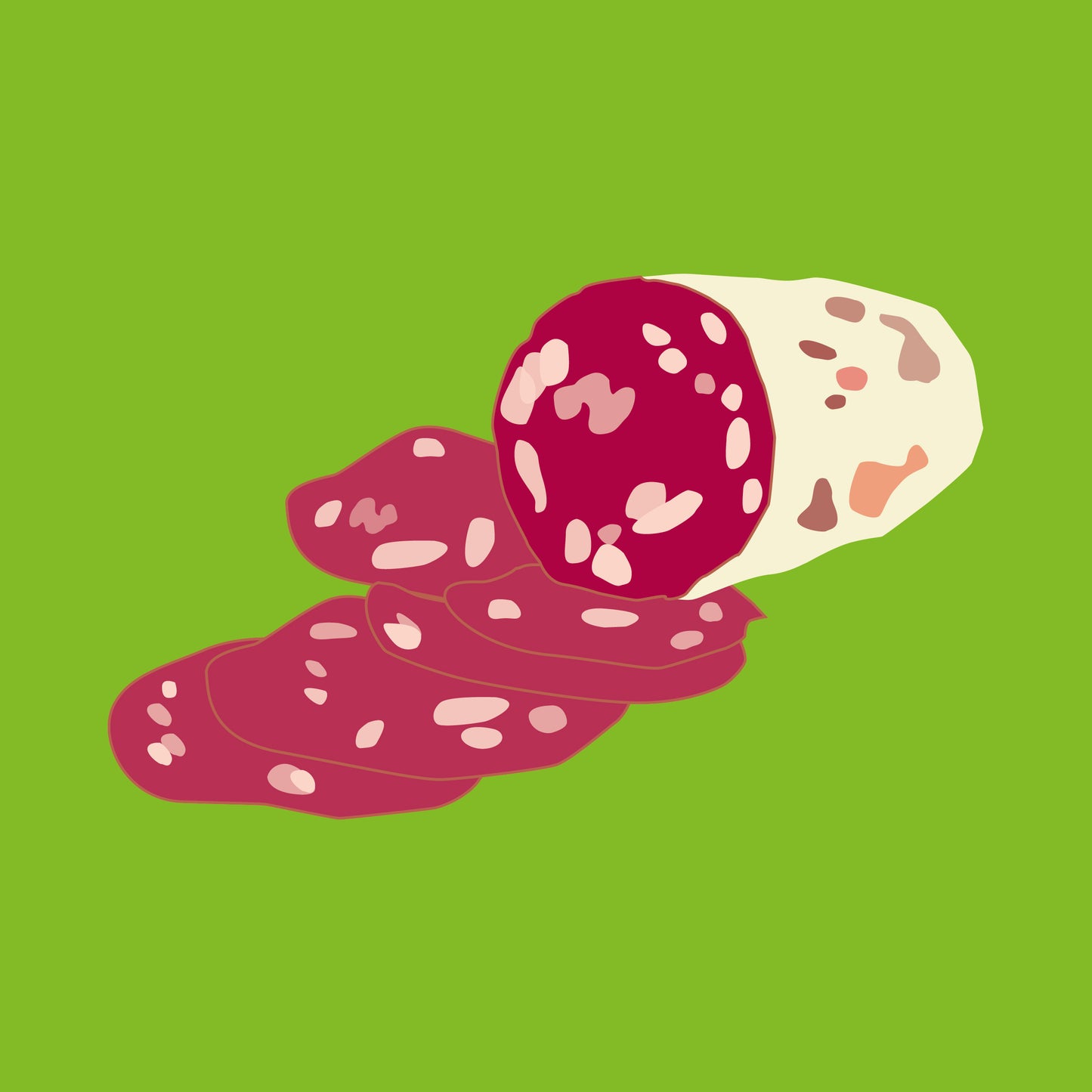 Organic smoked salami