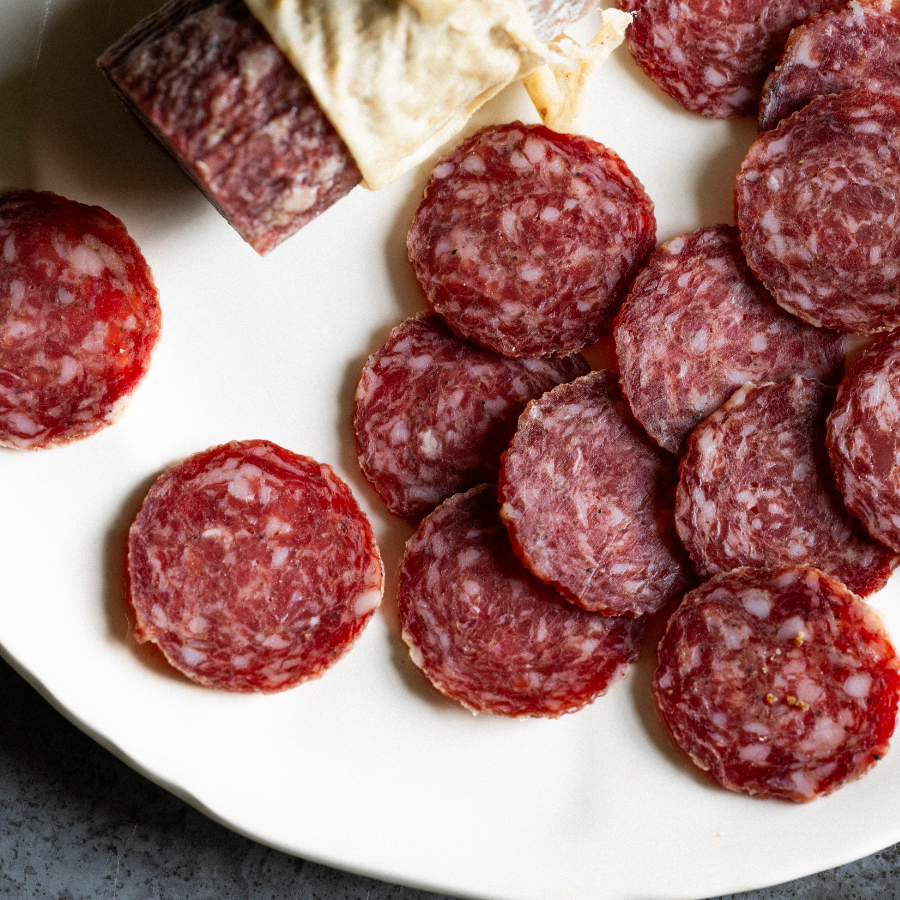 Organic smoked salami