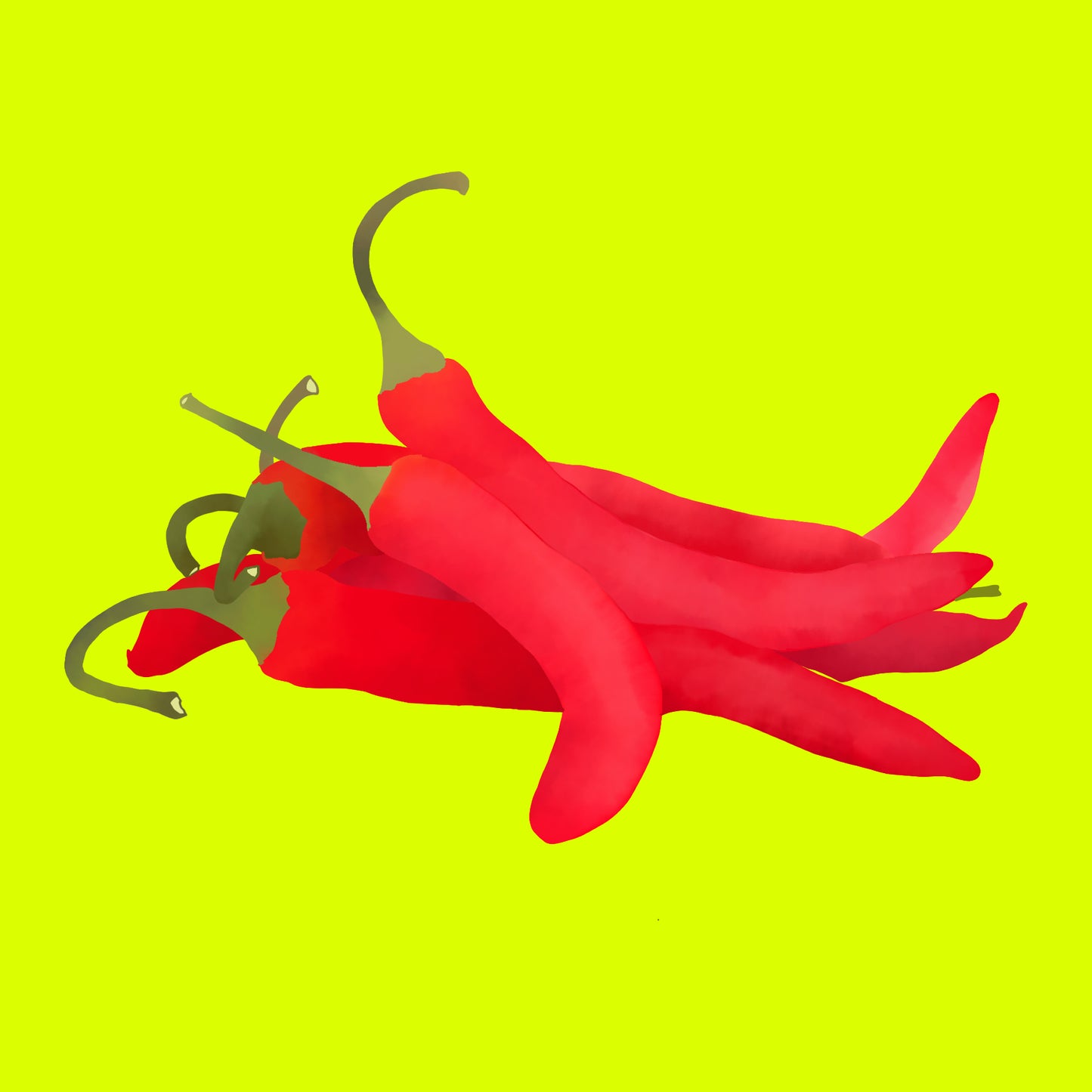 Biodynamic organic Roulette chilli peppers