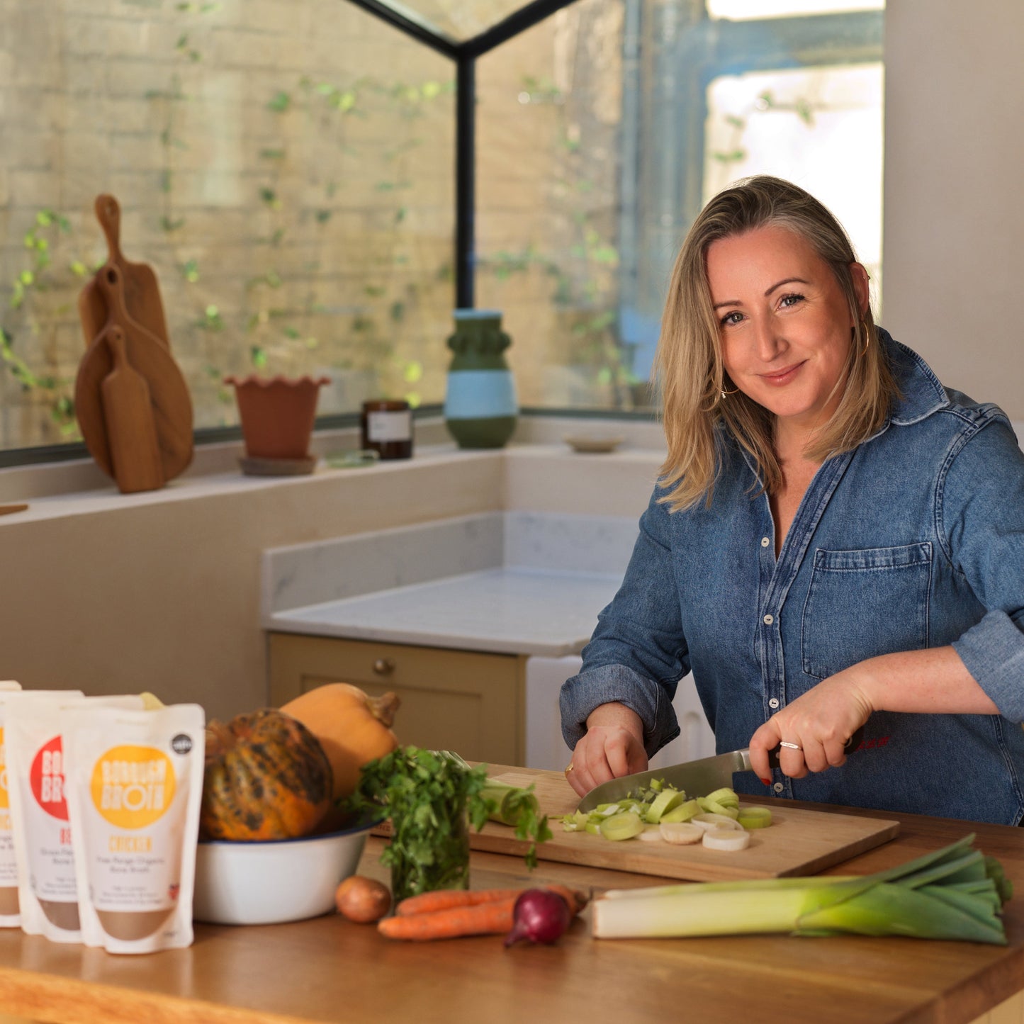 Organic chicken bone broth