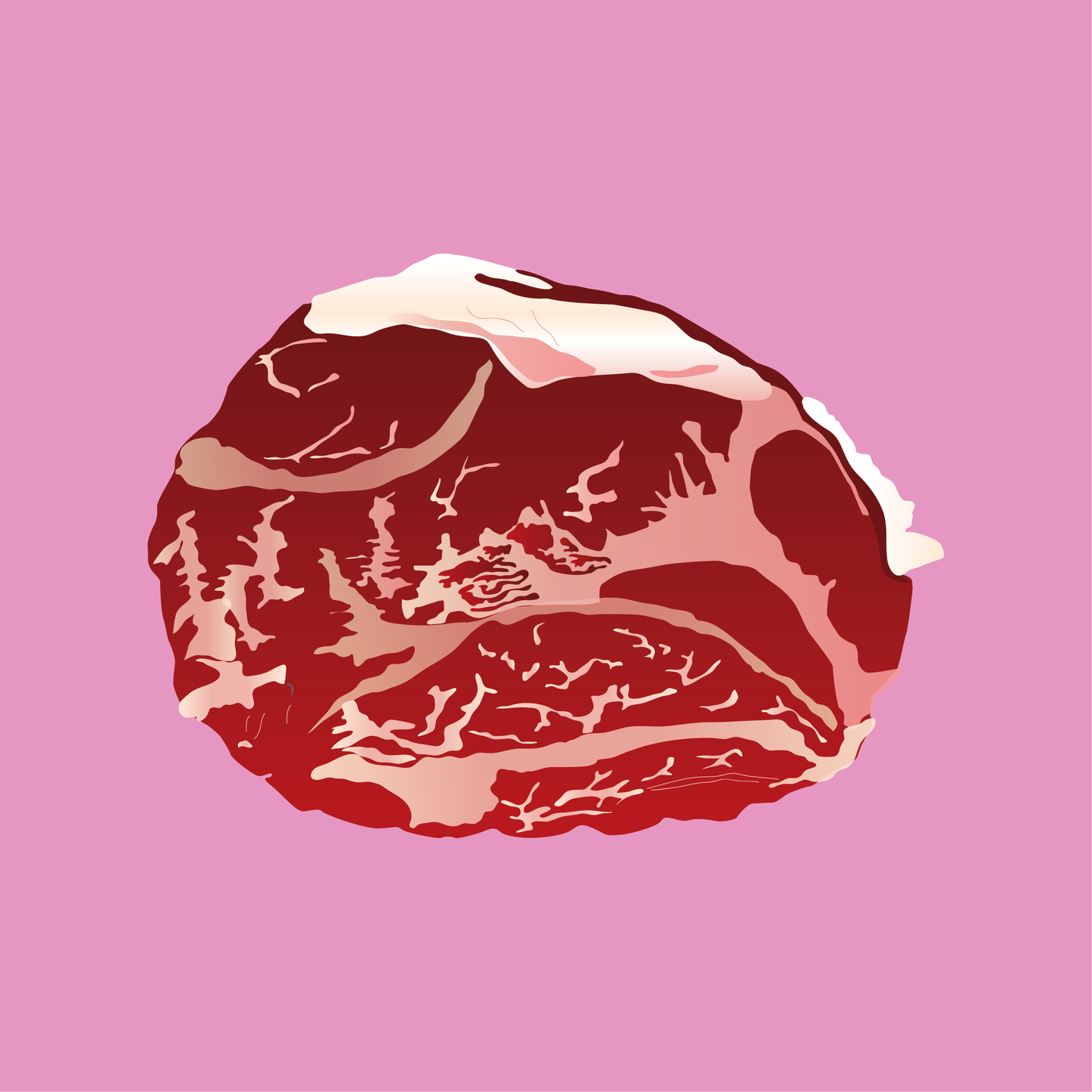 Pasture fed organic beef chuck steak