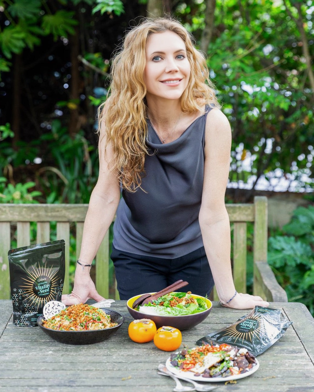 Activated garlic savoury seed granola