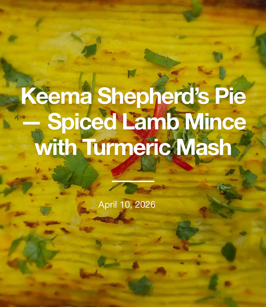 Keema Shepherd’s Pie