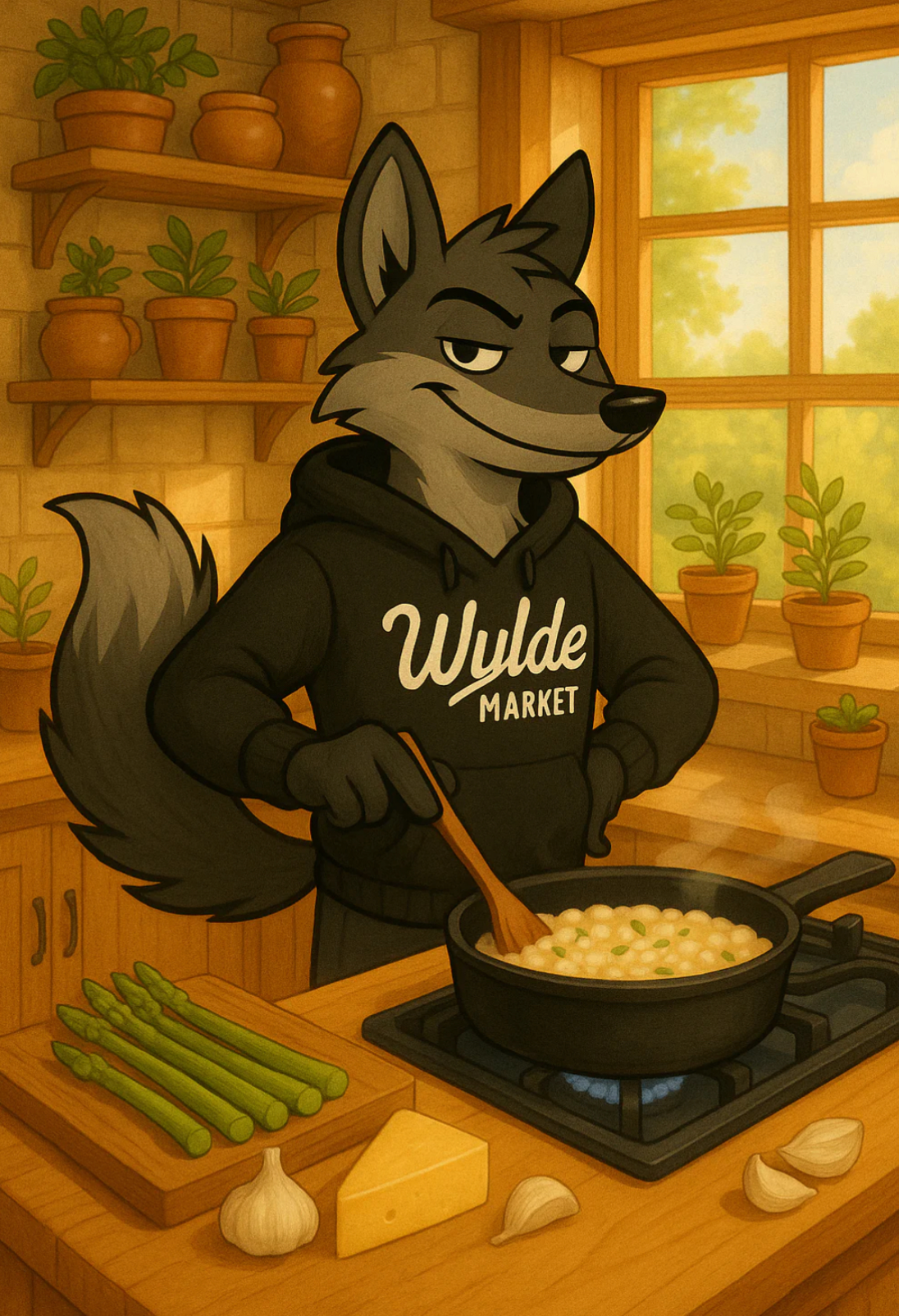 Asparagus risotto!