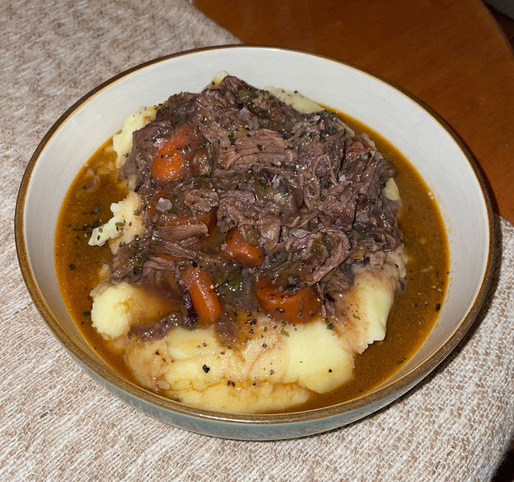 Short ribs and mash