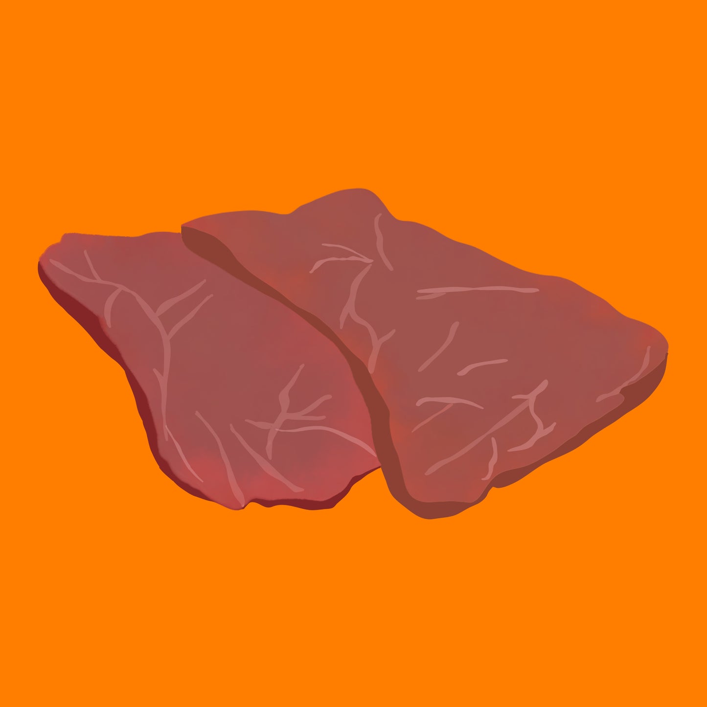 Pasture fed organic beef minute steaks