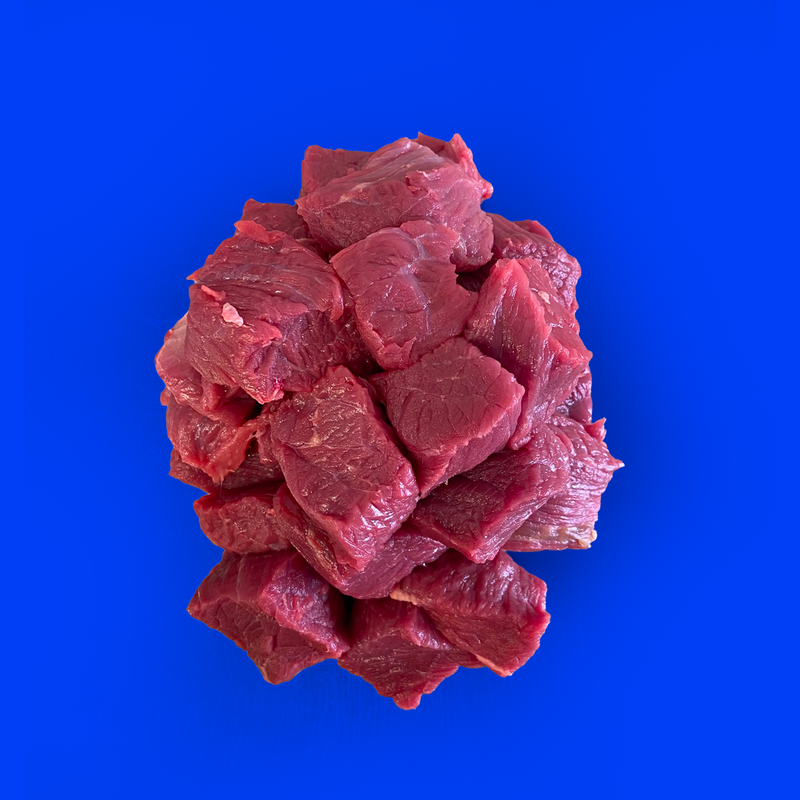 Pasture fed organic diced beef
