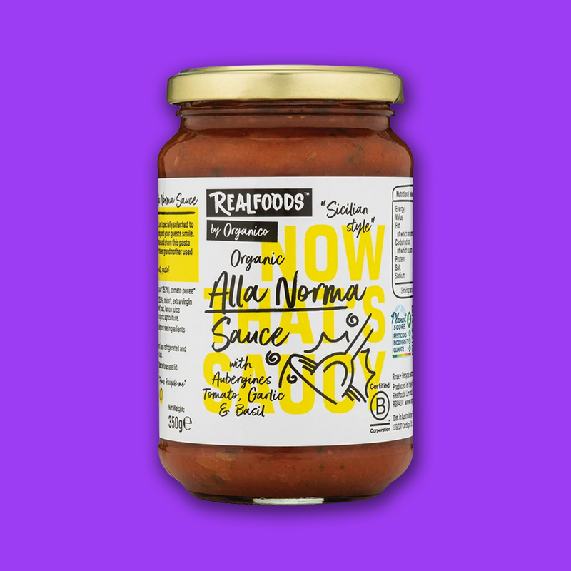 Organic alla norma sauce