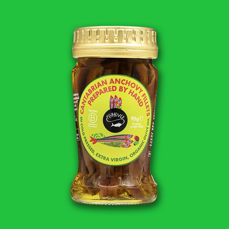 Anchovy fillets in organic extra virgin olive oil