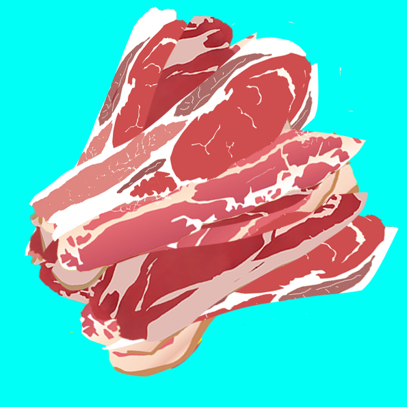 Nitrate free organic smoked bacon bits