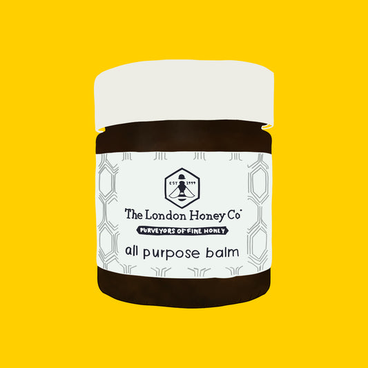 All-purpose beeswax balm made with  natural beeswax.