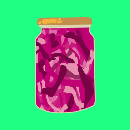 Beetroot sauerkraut