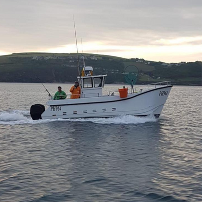 Frozen Line caught wild bass