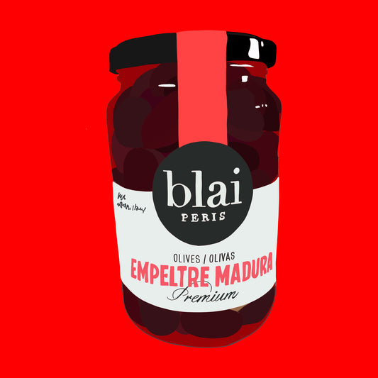 Black empeltre olives