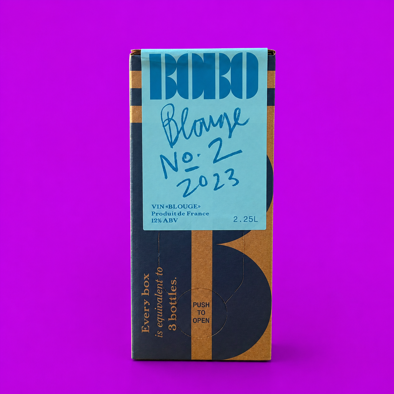 Organic blouge wine No.2, Claude Straube