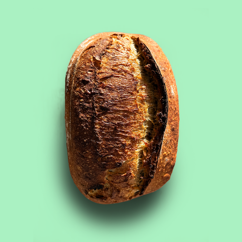 Brown sourdough bread
