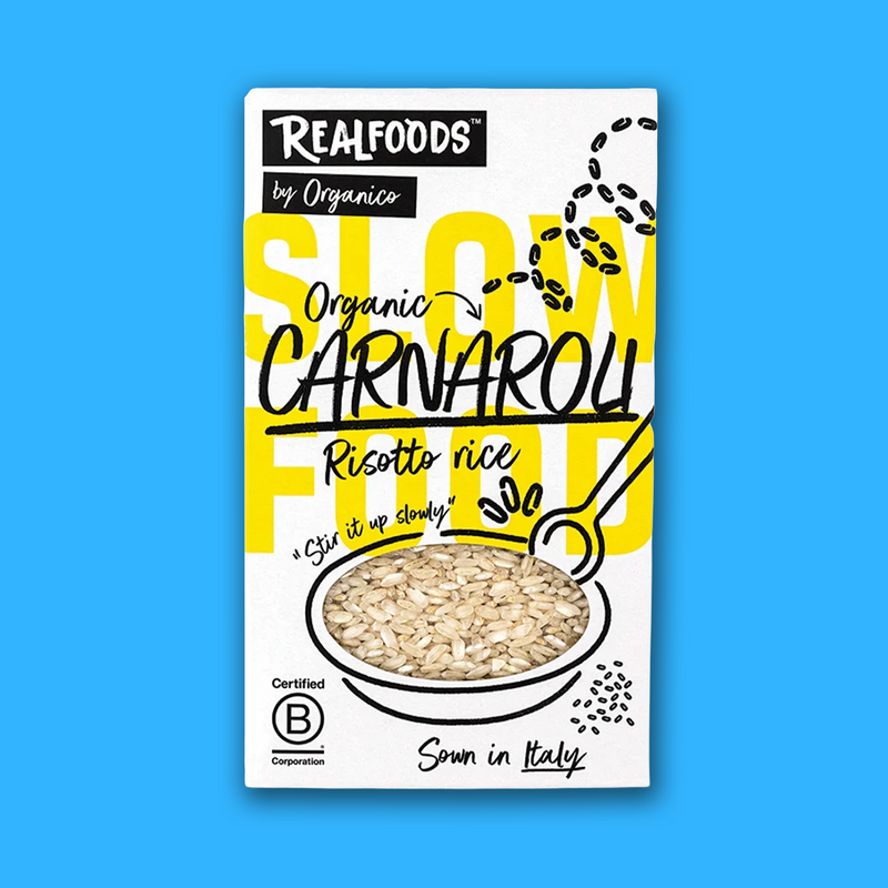 Organic carnaroli risotto rice