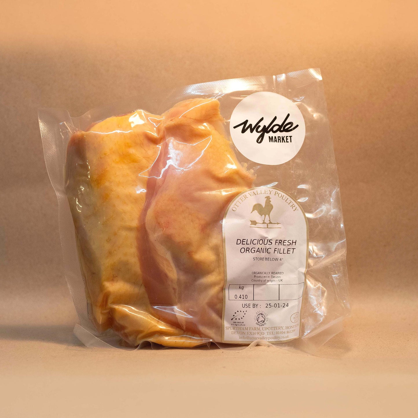 Organic chicken breasts