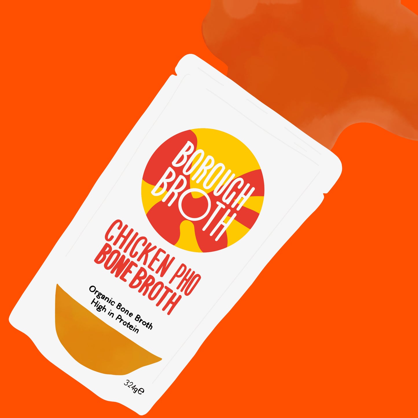 Organic chicken pho broth