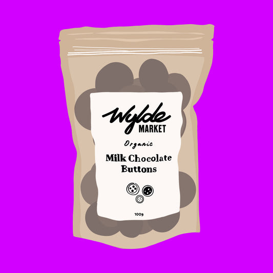 Organic chocolate buttons