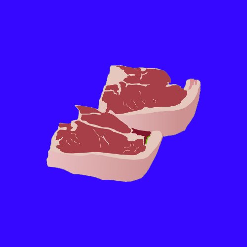 Pasture fed organic hogget chops