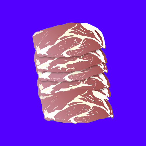 Nitrate free organic collar bacon