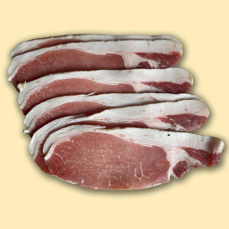 Nitrate free organic back bacon
