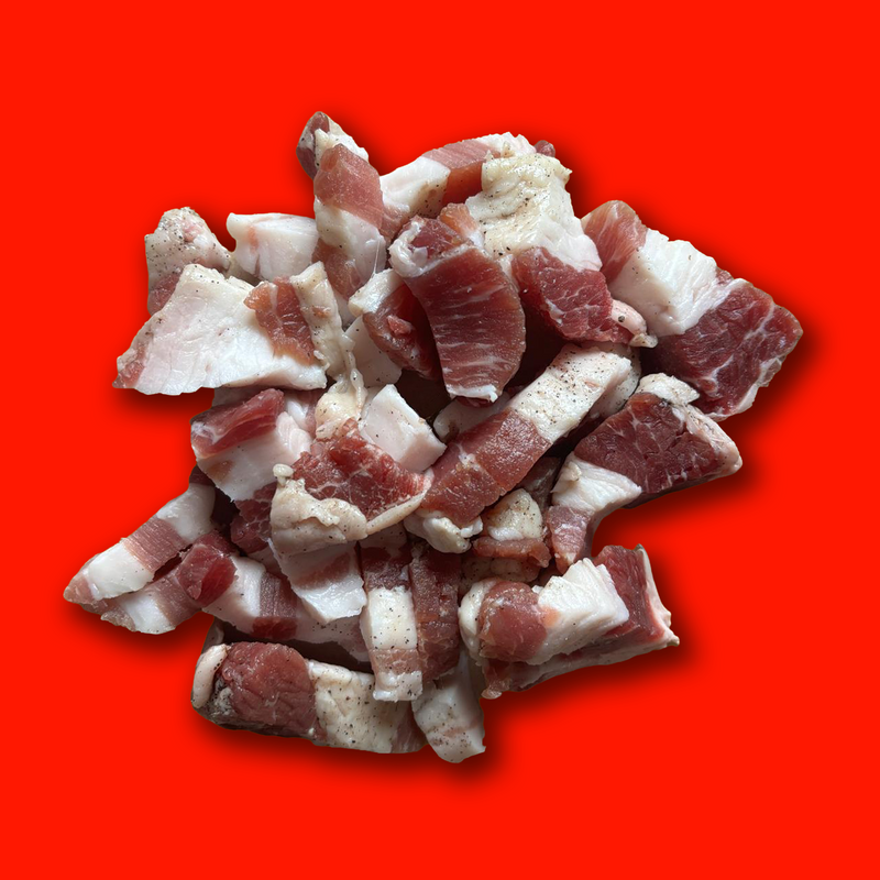 Christmas nitrate free organic smoked bacon bits