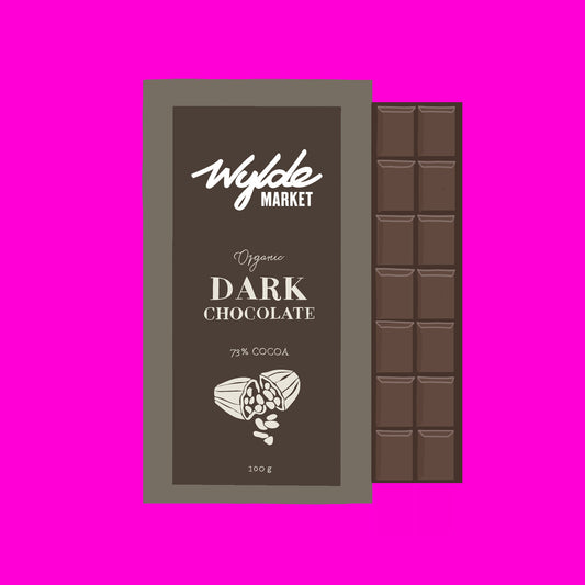 Organic dark chocolate bar