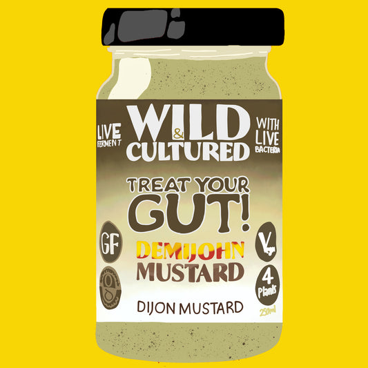 Organic fermented Dijon mustard