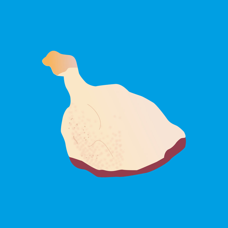 Dry aged duck leg