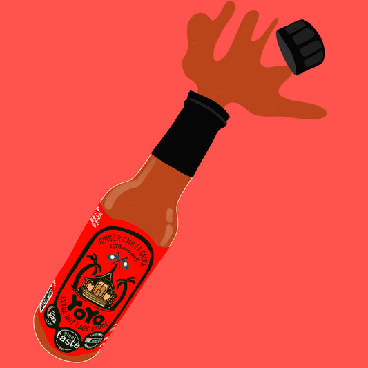 Extra hot ginger and chilli Laos sauce