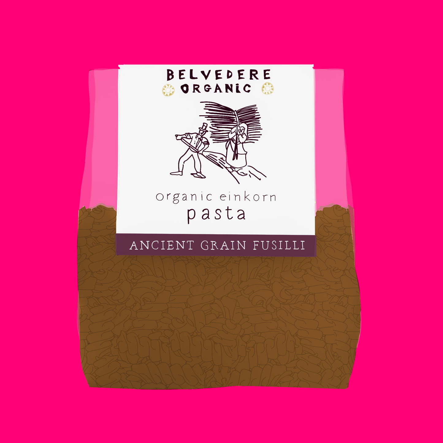 Organic einkorn fusilli