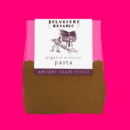 Organic einkorn fusilli