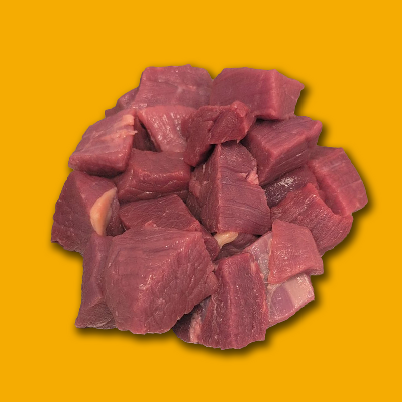 Pasture fed organic diced beef
