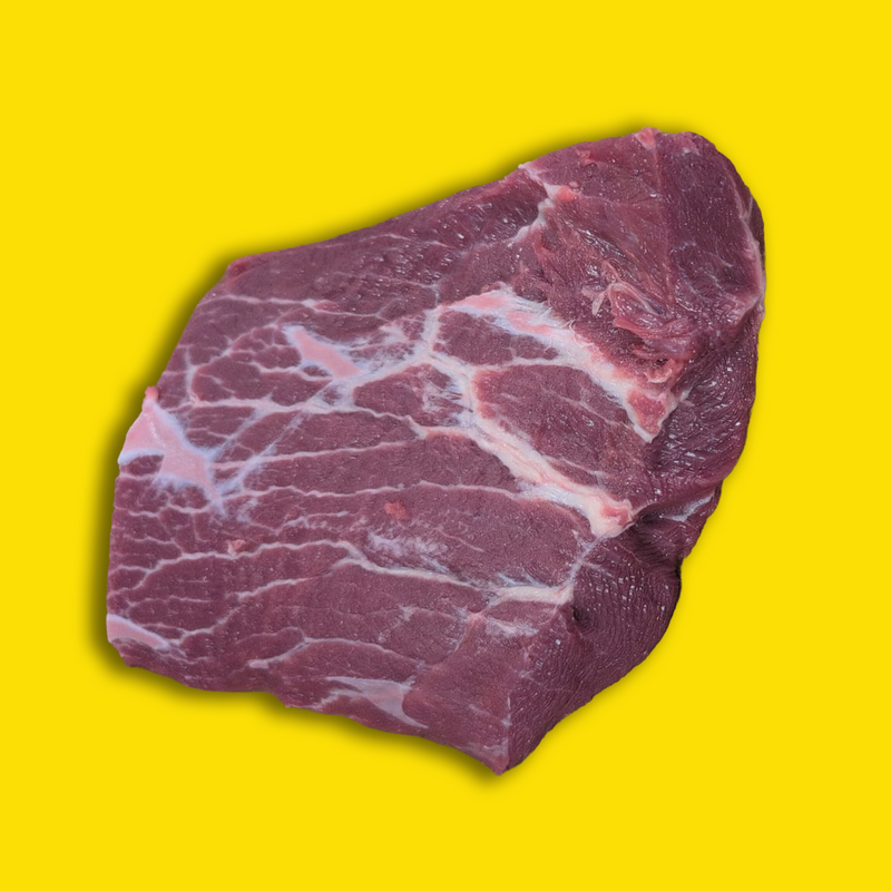 Pasture fed organic flat iron steak