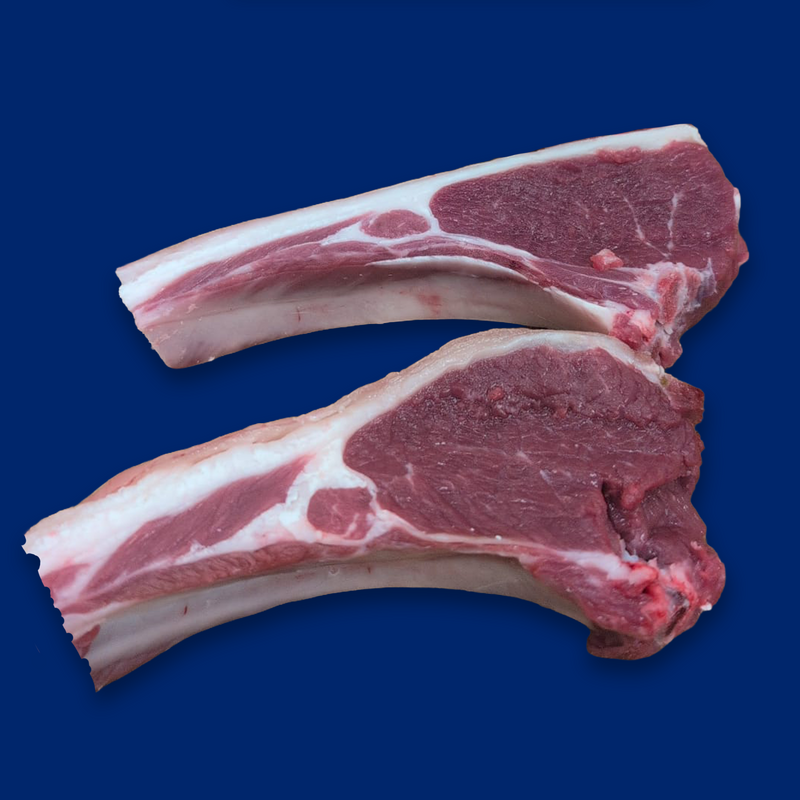 Pasture fed organic hogget chops