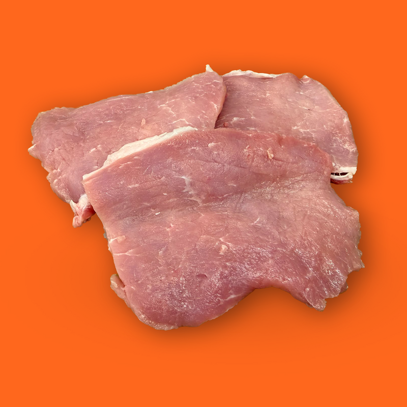Organic pork escalopes