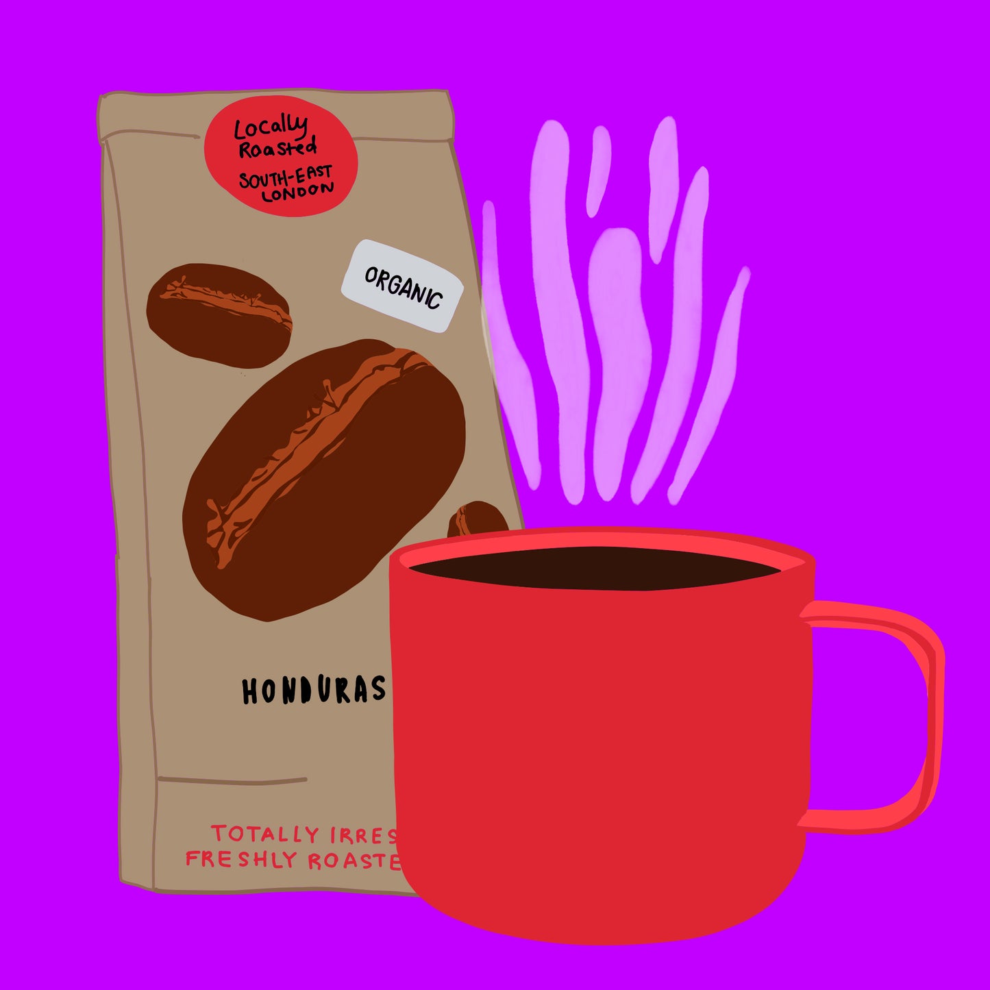 Organic Honduran ground coffee