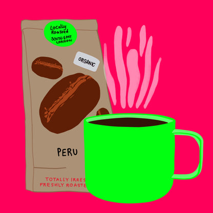 Organic Peruvian ground coffee