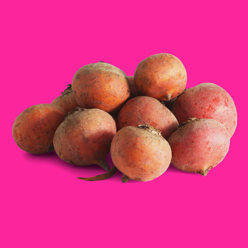 Organic golden beetroot