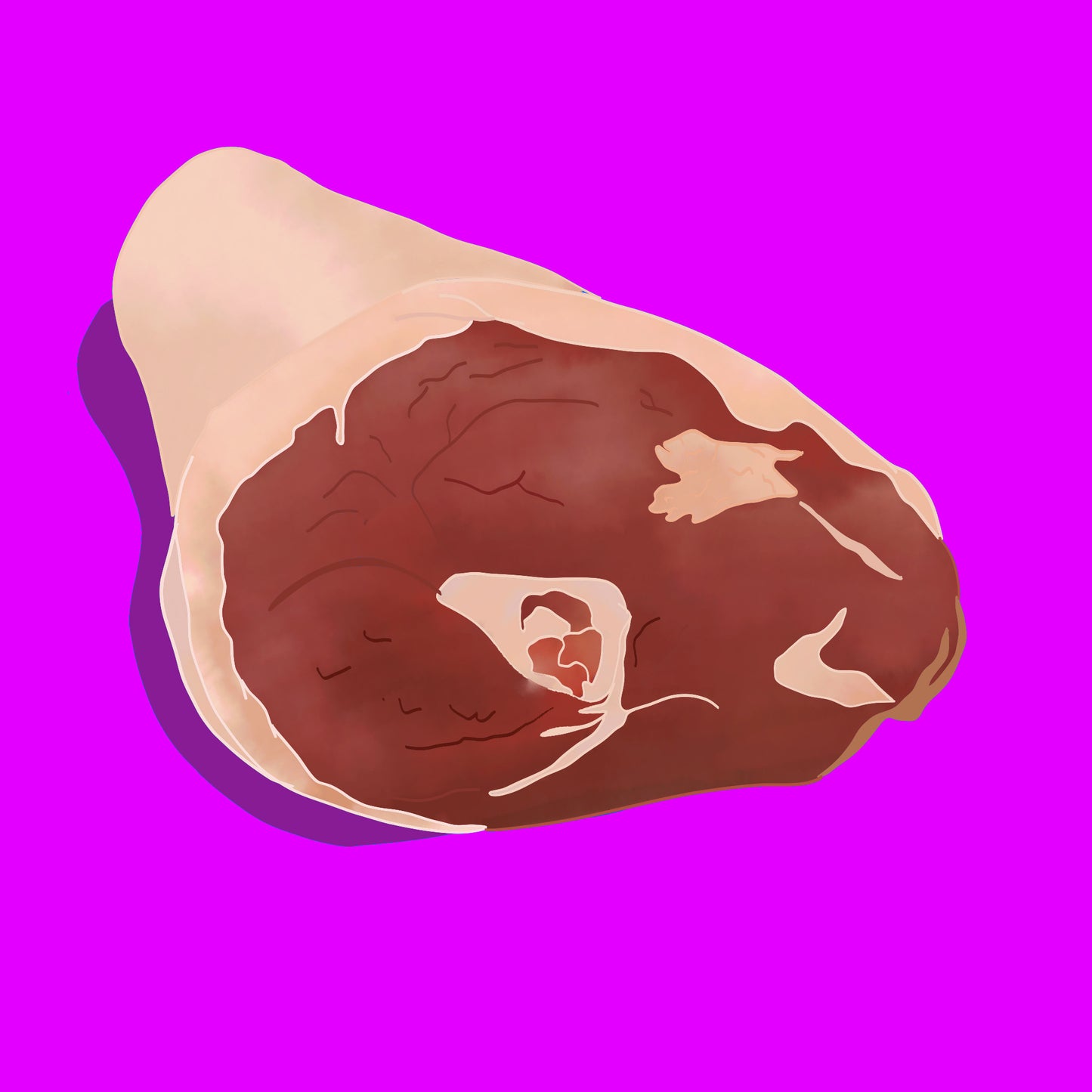 Nitrate free organic unsmoked gammon