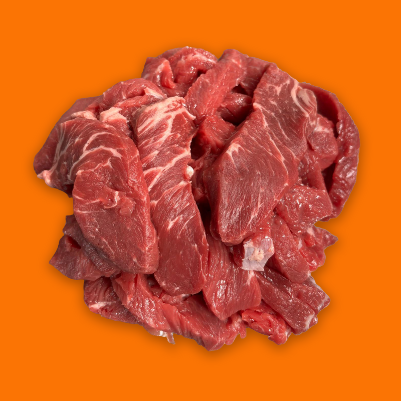 Pasture fed organic beef stir fry strips
