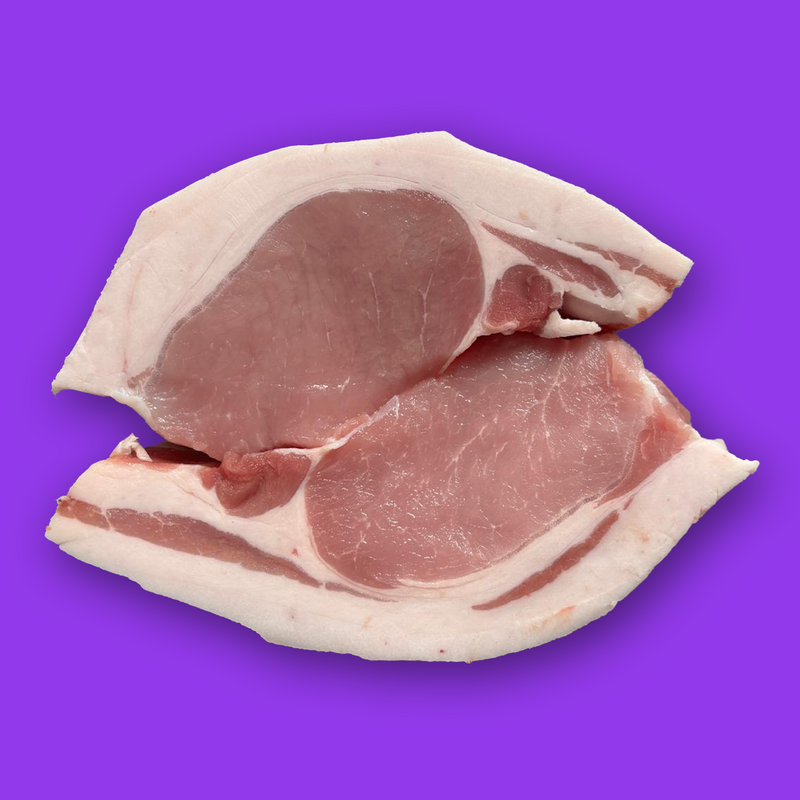 Organic pork loin steak