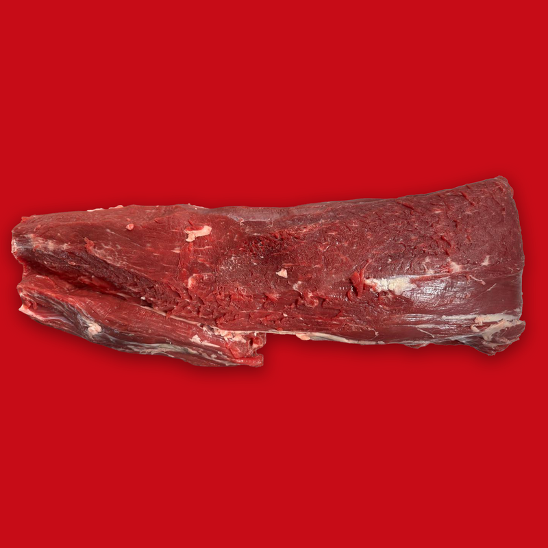 Pasture fed organic dry aged beef whole fillet