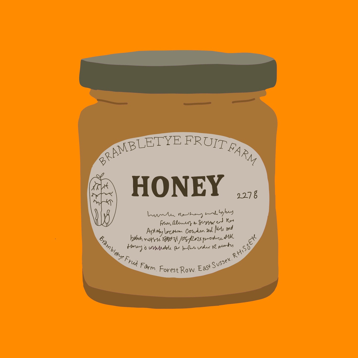 Raw honey